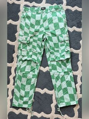 Ripndip Green Checkerboard Cargo Pants 32